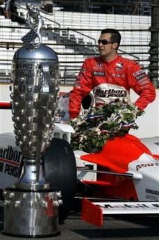 Hornish wins race at Indianapolis 500