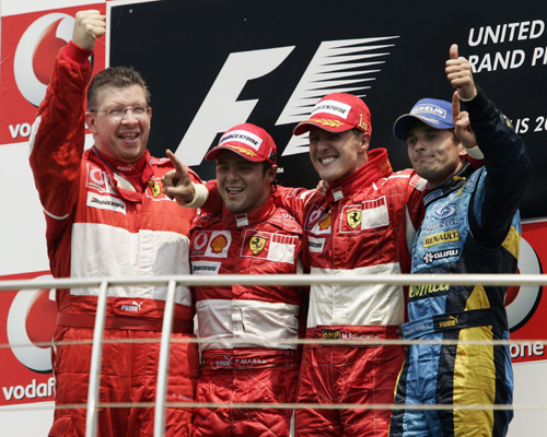 Schumacher wins U.S.F1 GP