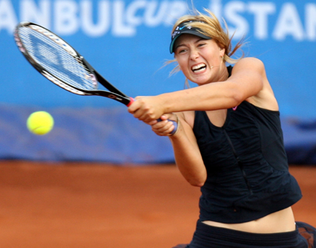 Sharapova battles past Radwanska