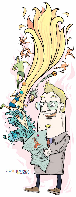 Overseas media report on Asian Games