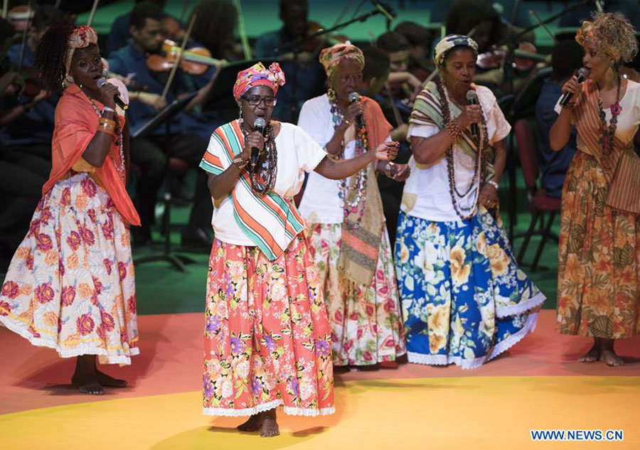 Opening ceremony of 129th Int'l Olympic Committee session held in Rio