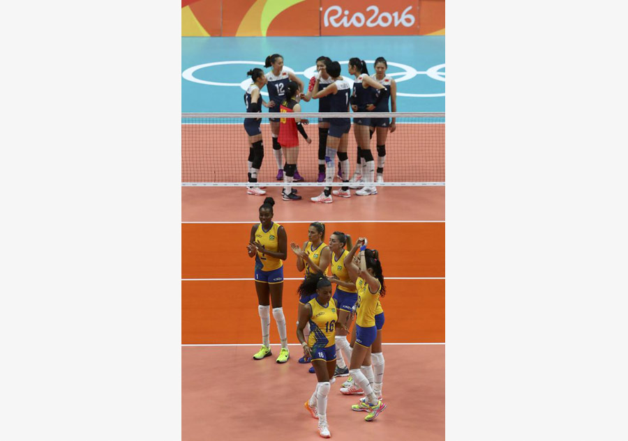 China's volleyballers burst Brazil's bubble