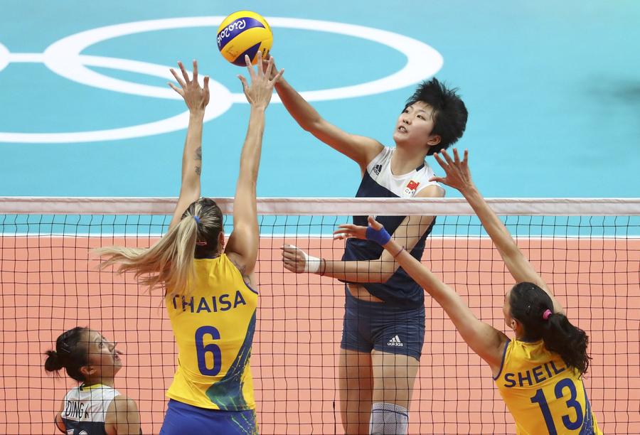 China's volleyballers burst Brazil's bubble