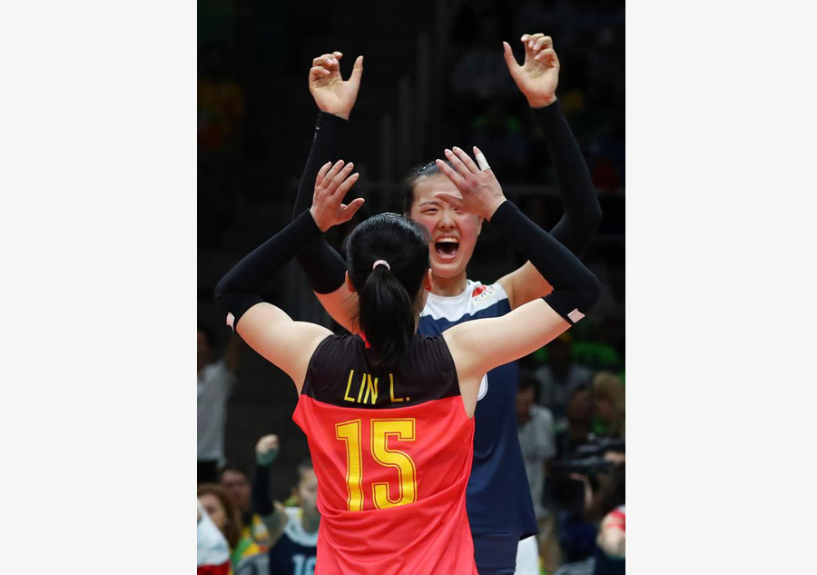 China's volleyballers burst Brazil's bubble