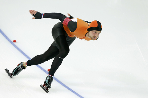 Netherlands sweeps speed skating podium again