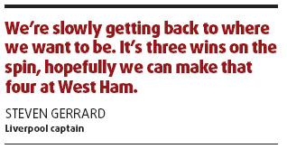 Liverpool seek EPL tonic after Debrecen scare