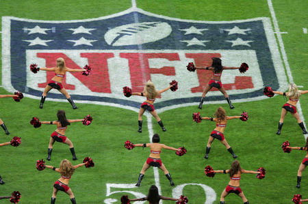 Tampa Bay Buccaneers cheerleaders in the NFL