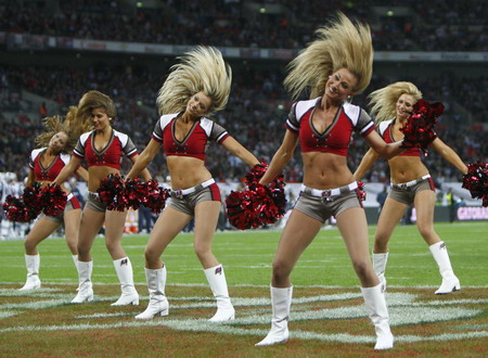 Tampa Bay Buccaneers cheerleaders in the NFL
