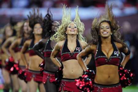 Tampa Bay Buccaneers cheerleaders in the NFL