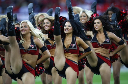 Tampa Bay Buccaneers cheerleaders in the NFL