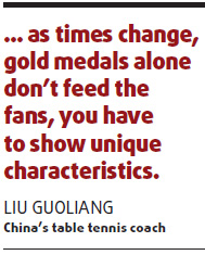 Chinese paddlers face tough fight for Olympic berths