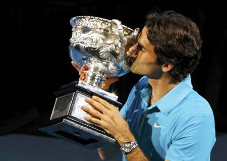Federer wins 16th Grand Slam title