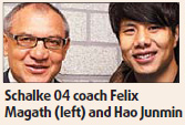 Hao the first Chinese at Schalke 04