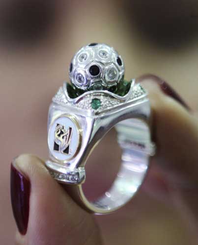 Official FIFA rings for 2010 World Cup