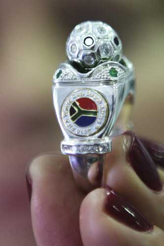 Official FIFA rings for 2010 World Cup