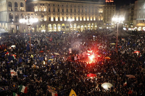 Inter Milan nervously seal Serie A title