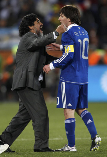 Argentine player Messi not desperate for personal goal