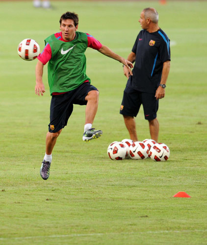 Little Messi shoulders big weight for his club