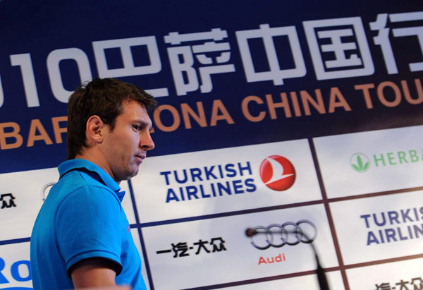 Little Messi shoulders big weight for his club