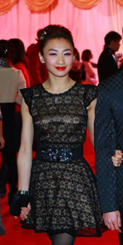 Sports stars in heavy make-up