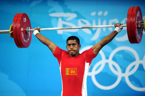 Sri Lanka star weightlifter banned for testing positive