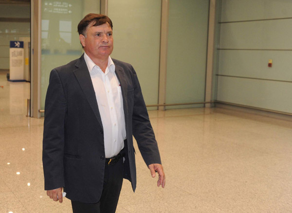 Jose Antonio Camacho - coach of China's soccer team Jose Antonio Camacho - coach of China's soccer team