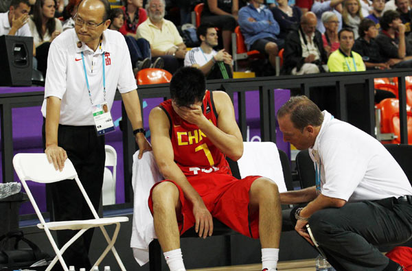 China's London prospects suffer a blow China's London prospects suffer a blow