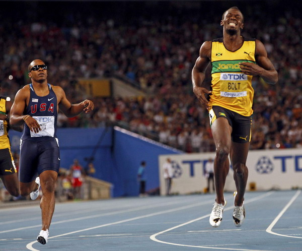 Bolt makes amends with lightning 200