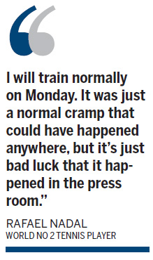 Nadal in US Open health drama Nadal in US Open health drama