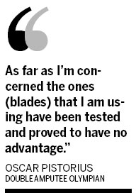 Pistorius surprised at relay final omission Pistorius surprised at relay final omission