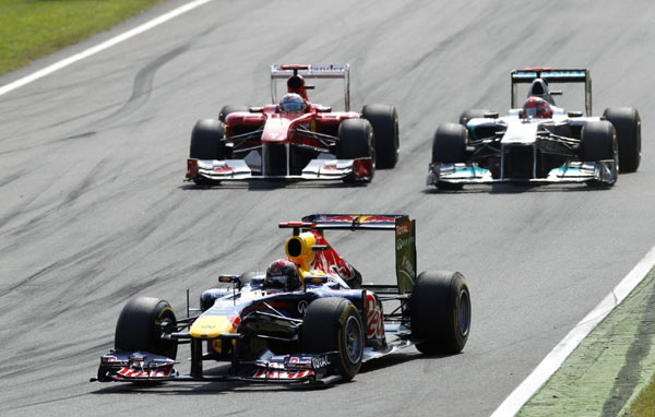 Vettel has a hand on title after Italy win Vettel has a hand on title after Italy win