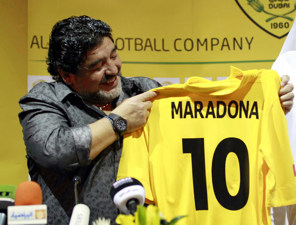 Maradona cautious on Al Wasl's prospects Maradona cautious on Al Wasl's prospects