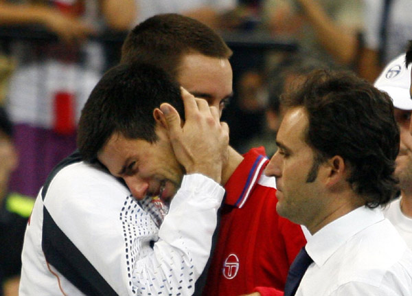 Nadal on fire, Djokovic weeps as Spain, Argentina in final Nadal on fire, Djokovic weeps as Spain, Argentina in final