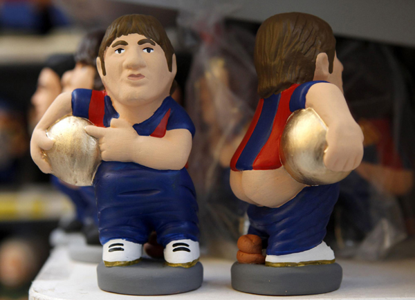 Barcelona's Lionel Messi was named as Argentina's sports personality of the year on Wednesday, winning the Olimpia de Oro (gold) for the first time. Messi voted Argentine sports personality of the year