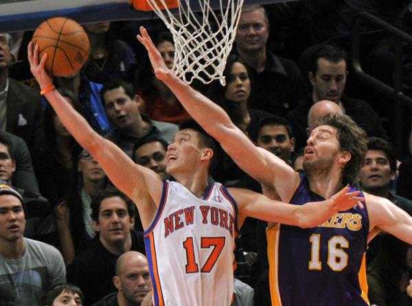 'Linsanity' outduels Lakers for Knicks' 4th win in a row