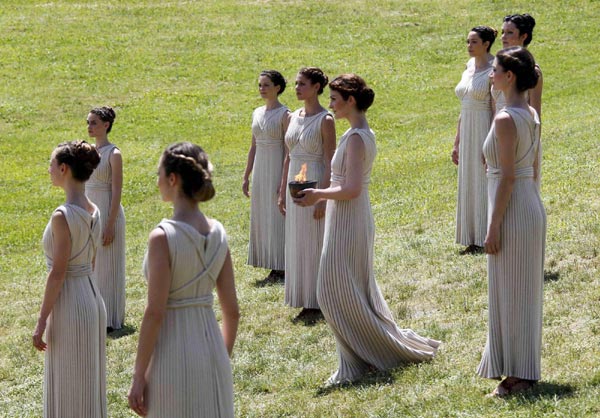 Olympic torch to be lit in Greece