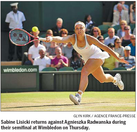 Lisicki: A smiling German with allergy to grass