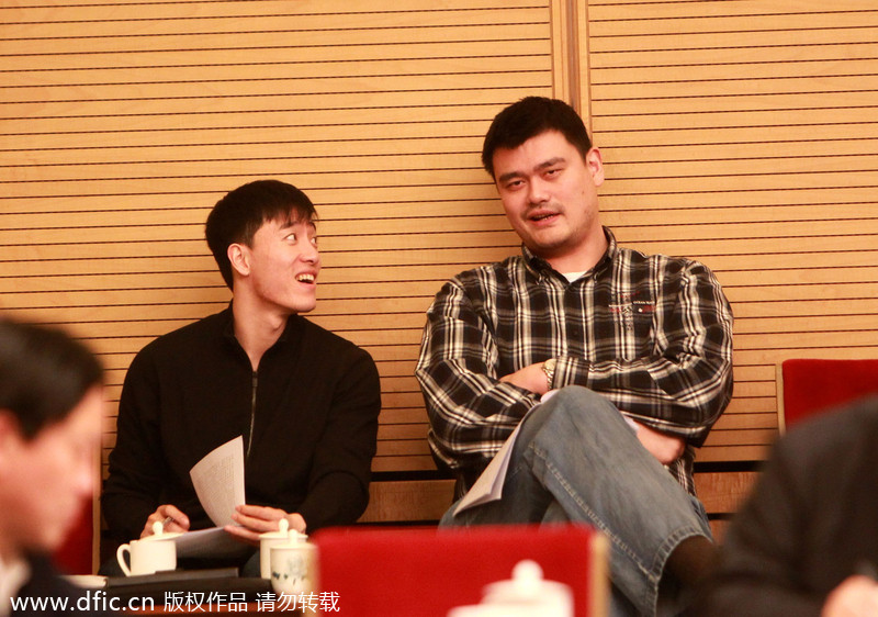 A session of two sportsmen