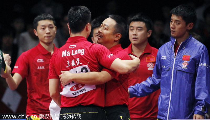 China beats Germany to defend Swaythling Cup