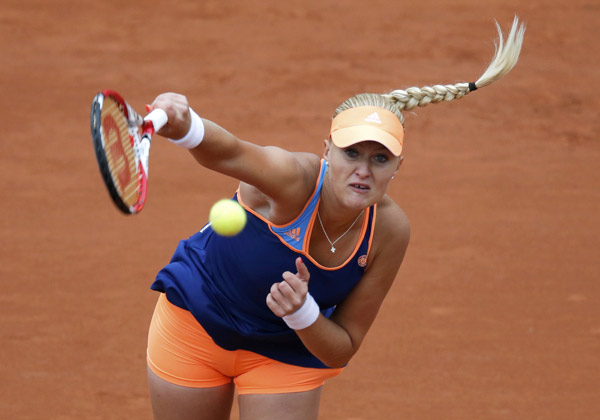 Australian Open champ Li 1st-round loser at French Open