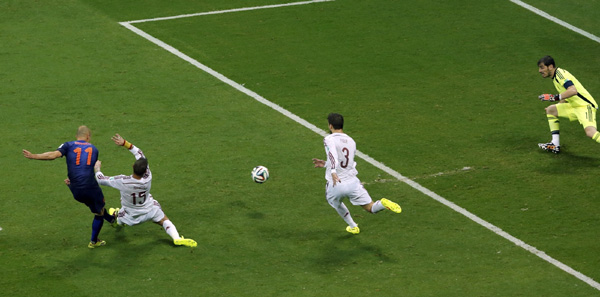 A look at some of the best goals at the World Cup