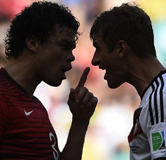 Winners and losers at the 2014 World Cup