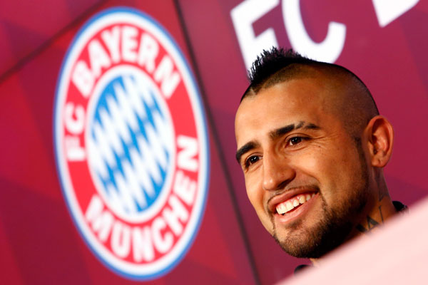 Vidal completes $44 million move from Juve to Bayern