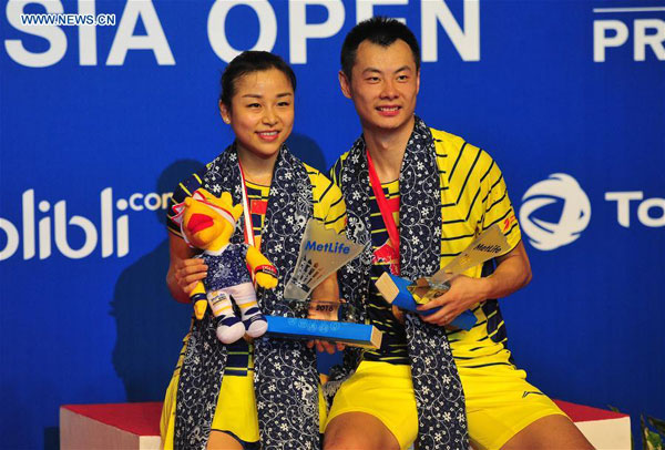 China take mixed doubles title at badminton Indonesia Open