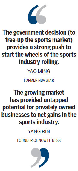 Sports industry racing to open up