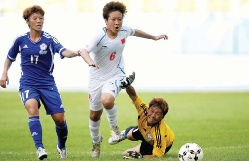 China builds momentum with early win China builds momentum with early win