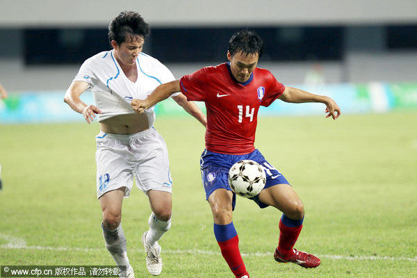 China reach last eight after scoreless stalemate China reach last eight after scoreless stalemate