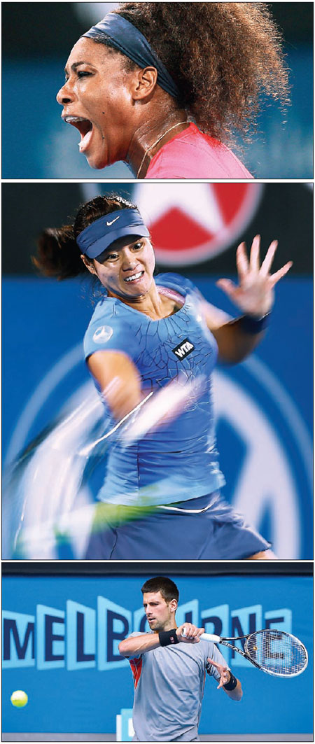 Djokovic, Serena ready to rule