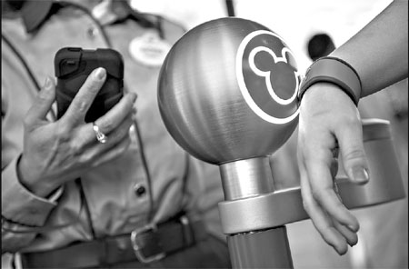 A bracelet that will open the doors at Disney parks