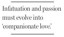 A lack of effort to keep the love alive can doom a marriage